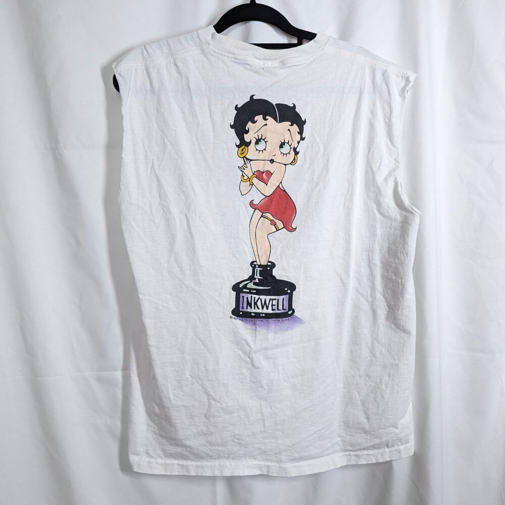 Vintage Betty Boop Inkwell 1993 Muscle T-Shirt Tee Tank Top